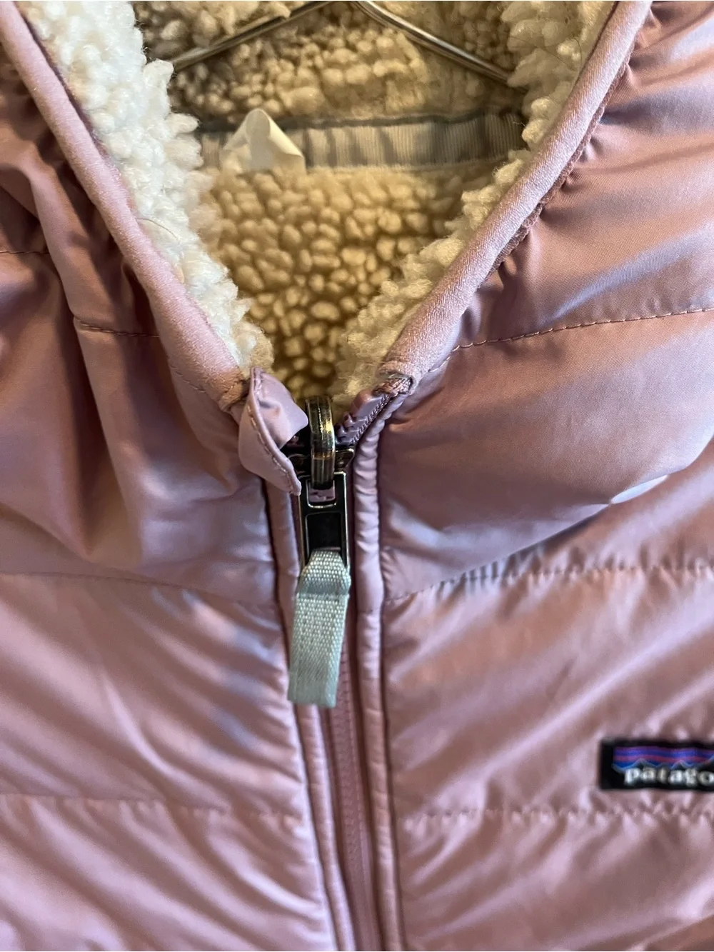 Patagonia reversible girl jacket